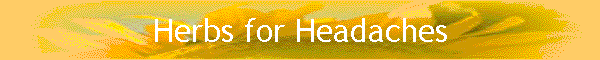 Herbs for Headaches
