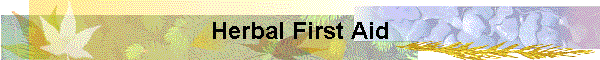 Herbal First Aid